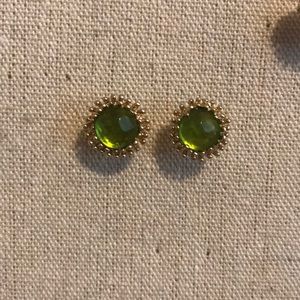 Kendra Scott Green Carly Stud Earrings
